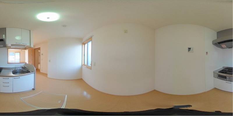 パノラマ画像キッチン