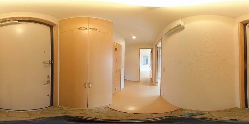 パノラマ画像玄関