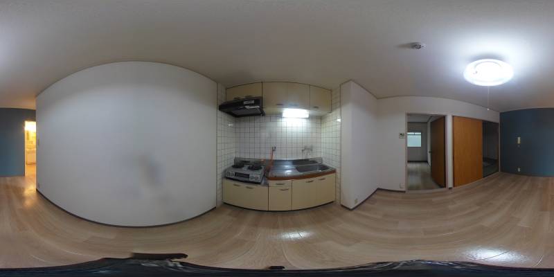 パノラマ画像キッチン