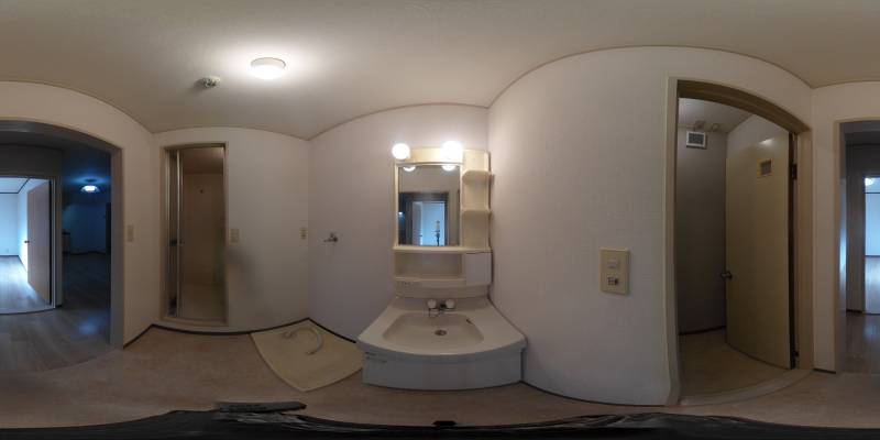 パノラマ画像洗面所