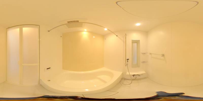 パノラマ画像バスルーム