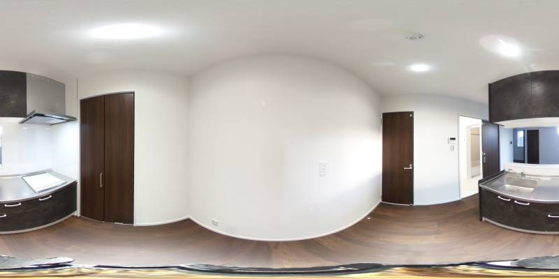 パノラマ画像キッチン