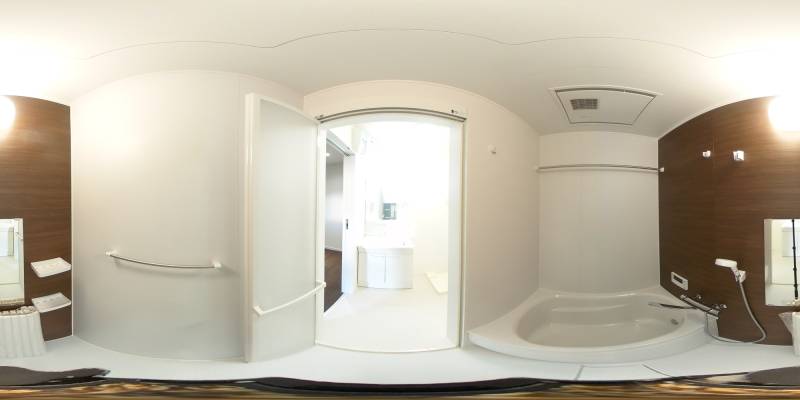 パノラマ画像バスルーム