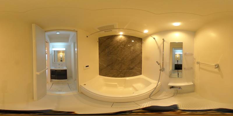 パノラマ画像バスルーム