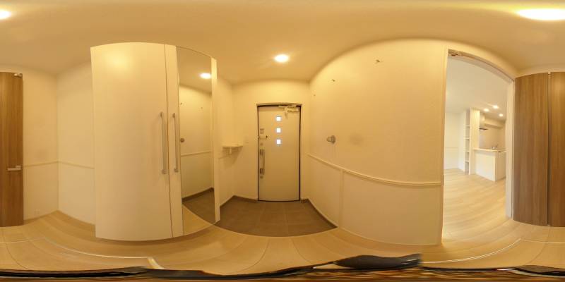 パノラマ画像玄関