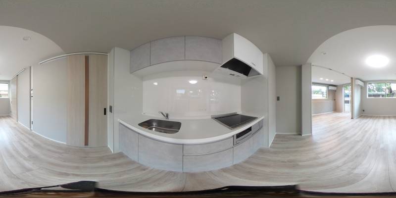 パノラマ画像キッチン