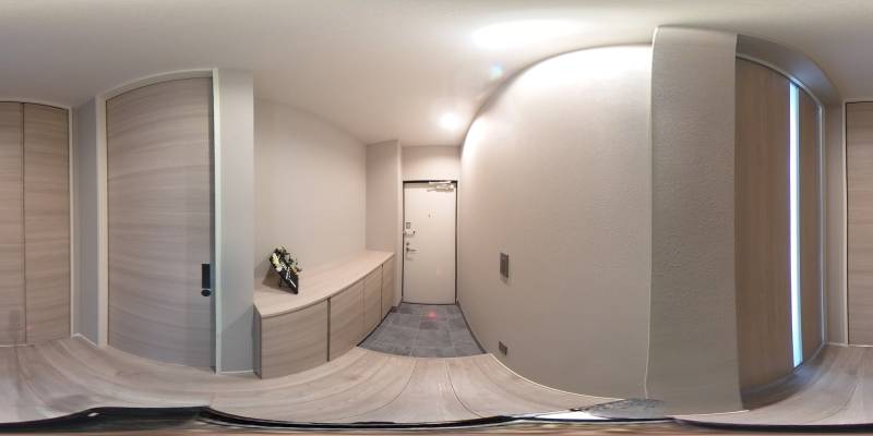 パノラマ画像玄関