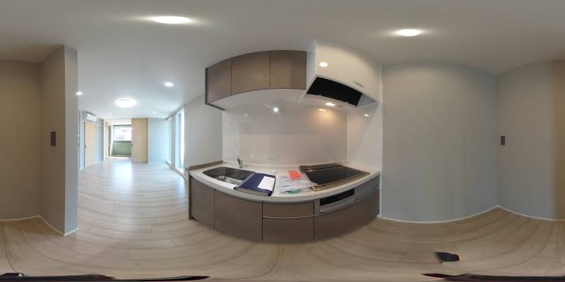 パノラマ画像キッチン