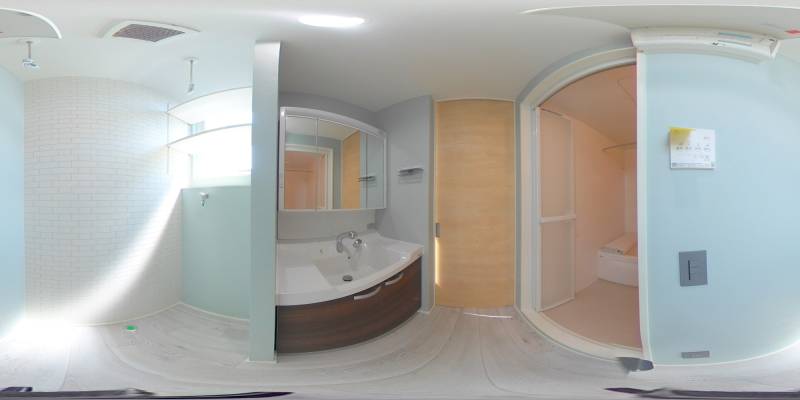 パノラマ画像洗面所