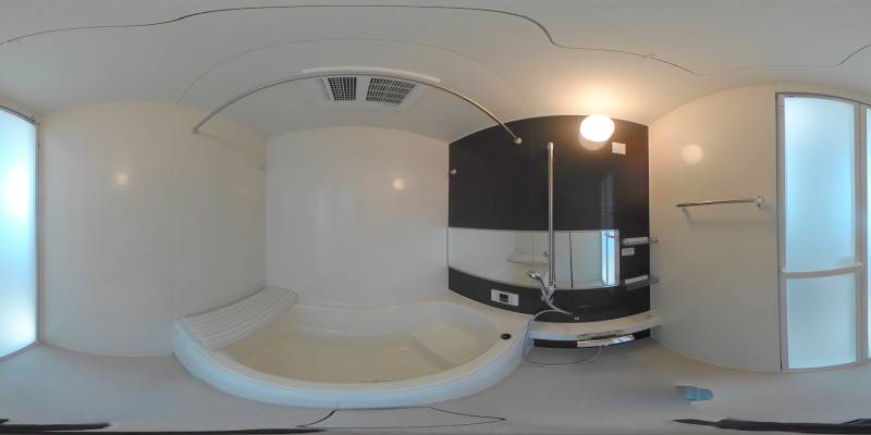 パノラマ画像バスルーム