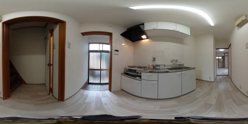 パノラマ画像キッチン