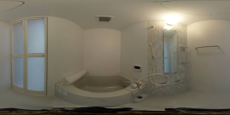 パノラマ画像バスルーム