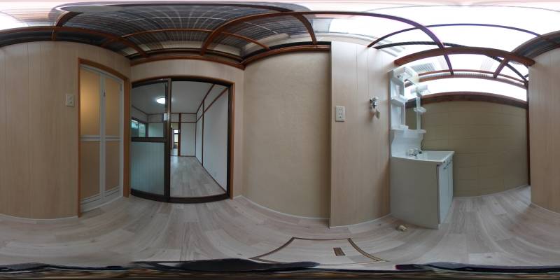 パノラマ画像洗面所