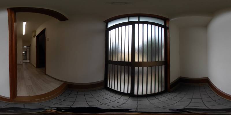 パノラマ画像玄関