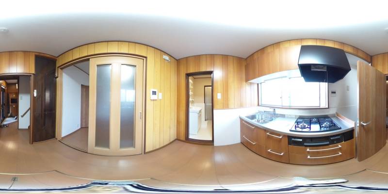 パノラマ画像キッチン