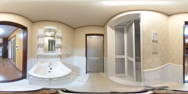 パノラマ画像洗面所