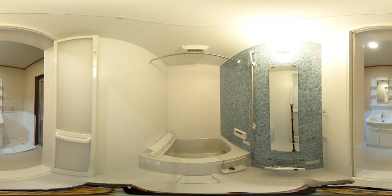 パノラマ画像バスルーム