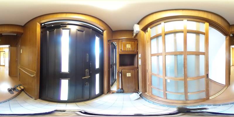 パノラマ画像玄関