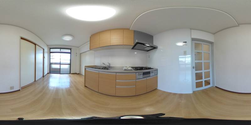 パノラマ画像キッチン