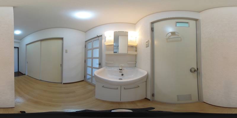 パノラマ画像洗面所