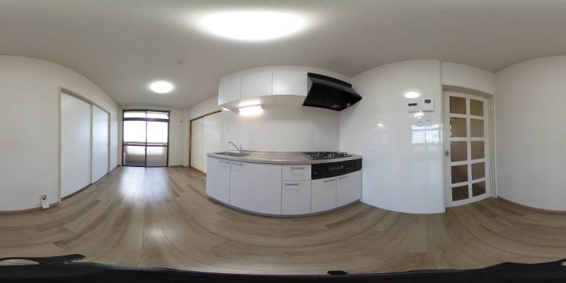 パノラマ画像キッチン