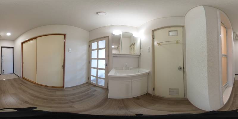 パノラマ画像洗面所