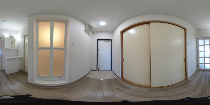 パノラマ画像玄関