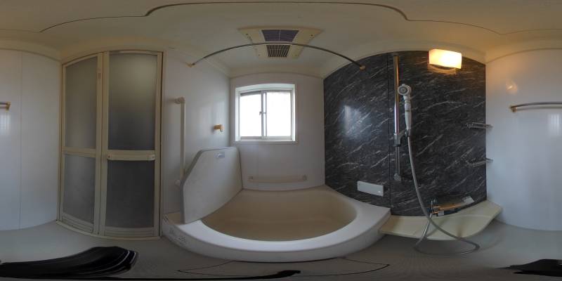 パノラマ画像バスルーム