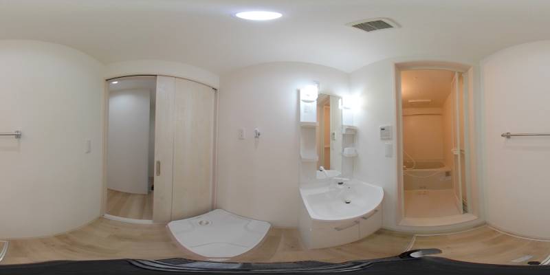 パノラマ画像洗面所