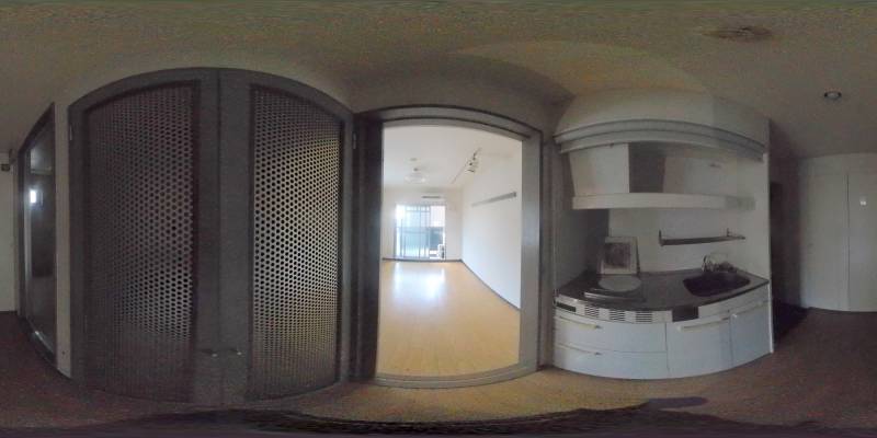 パノラマ画像キッチン