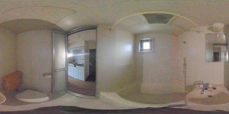 パノラマ画像バスルーム