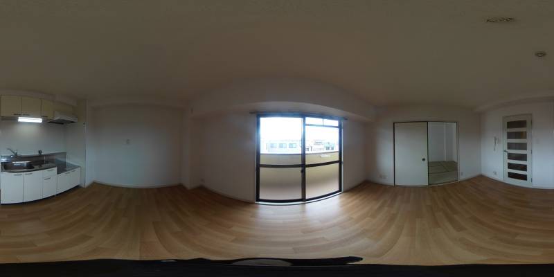 パノラマ画像リビング