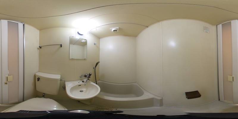 パノラマ画像バスルーム