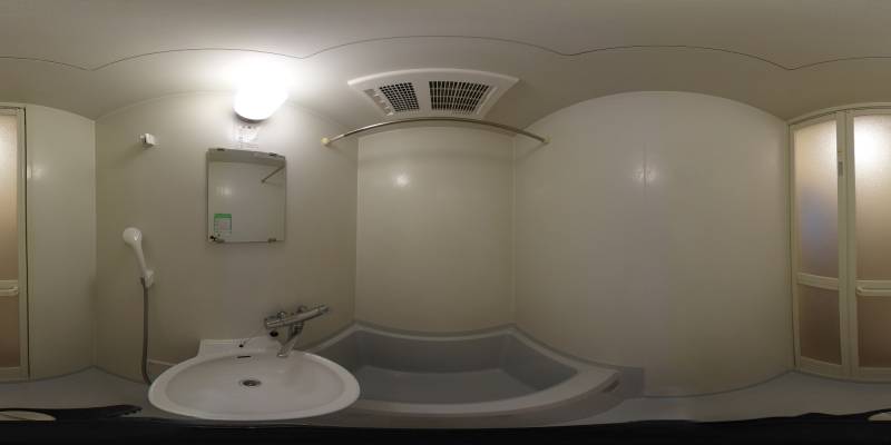 パノラマ画像バスルーム