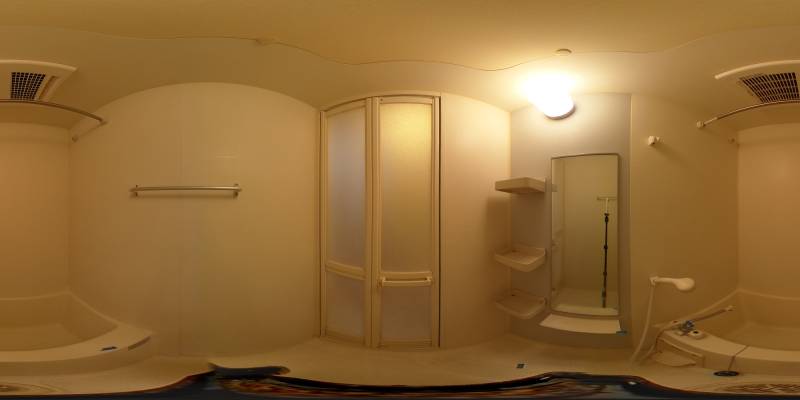 パノラマ画像バスルーム