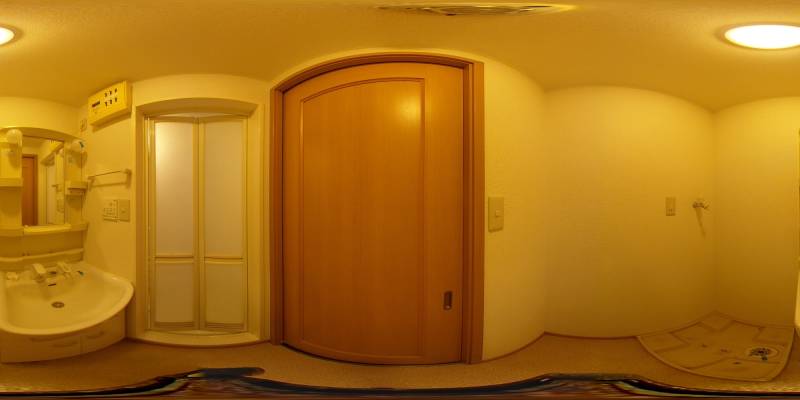 パノラマ画像洗面所