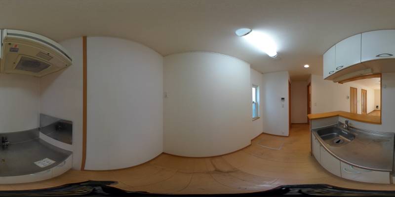 パノラマ画像キッチン