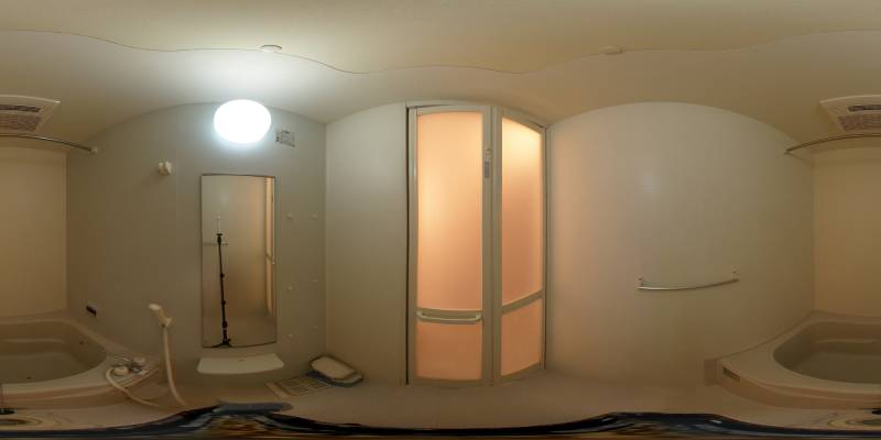 パノラマ画像バスルーム