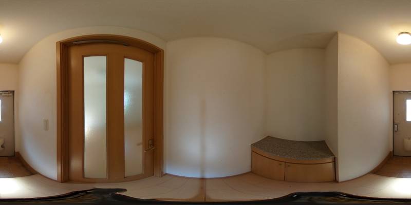 パノラマ画像玄関