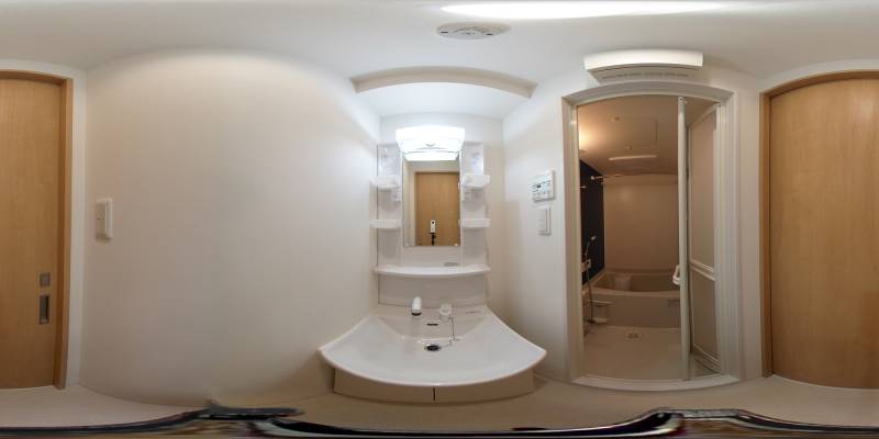 パノラマ画像洗面所