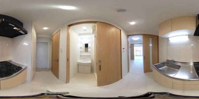 パノラマ画像キッチン