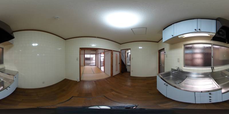 パノラマ画像キッチン