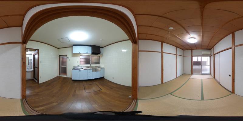 パノラマ画像ダイニング