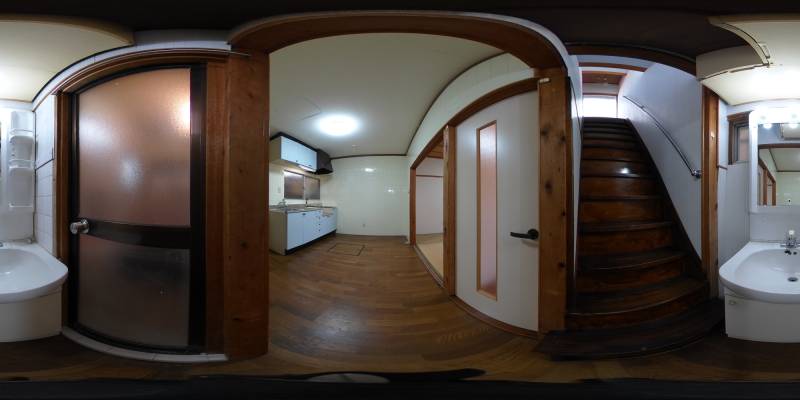 パノラマ画像洗面所