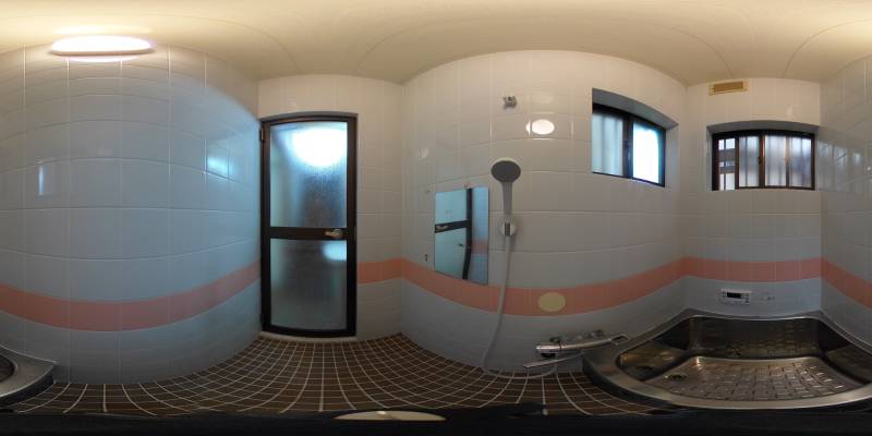 パノラマ画像バスルーム