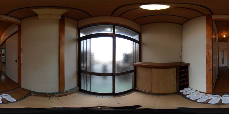 パノラマ画像玄関