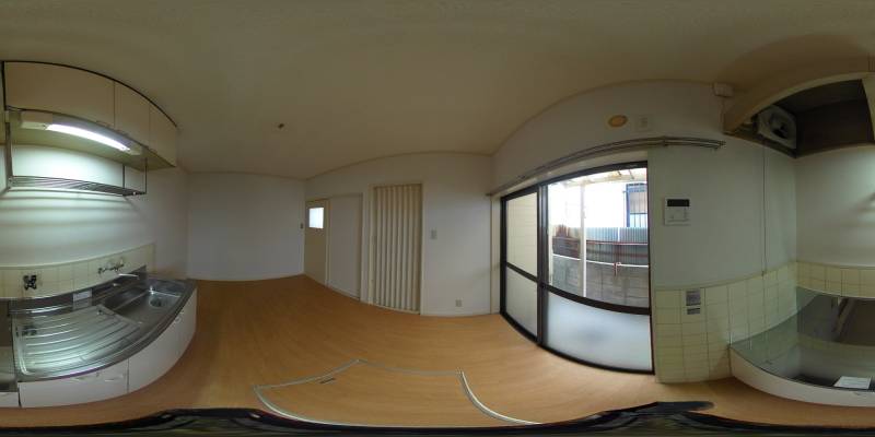 パノラマ画像キッチン