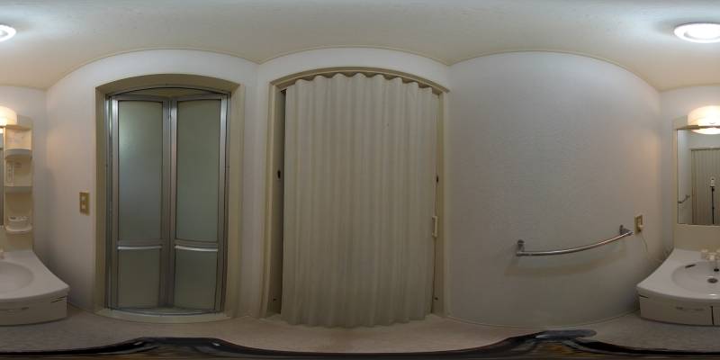 パノラマ画像洗面所