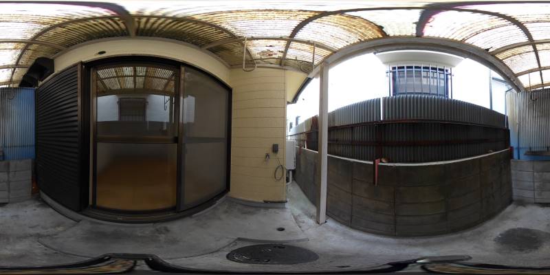 パノラマ画像バルコニー