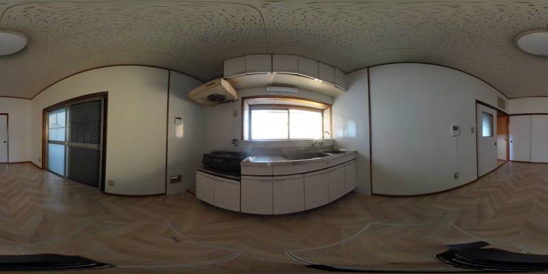 パノラマ画像キッチン